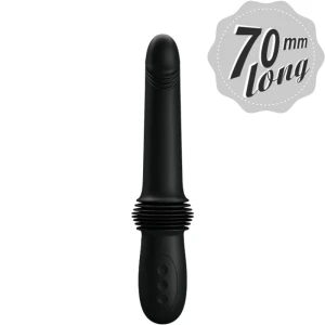 PRETTY LOVE - VIBRATEUR PAZUZU 3 MODES DE POUSSÃE NOIR